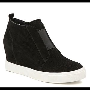 Steve Madden Waverly Suede Wedge Sneaker 6